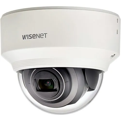Hanwha XND-6080V X-Series 2MP Indoor Vandal Dome Camera, 2.8-12mm Varifocal Lens, Ivory