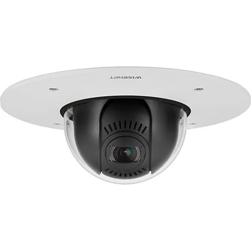 Hanwha XND-6081FZ Wisenet X-Plus 2MP Flush-Mount Indoor Dome Camera, 2.8-12mm Varifocal Lens