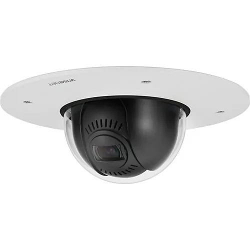 Hanwha XND-6081FZ Wisenet X-Plus 2MP Flush-Mount Indoor Dome Camera, 2.8-12mm Varifocal Lens