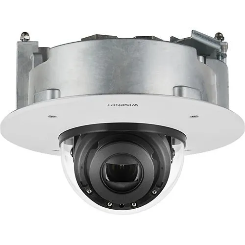 Hanwha XND-6081RF Wisenet X-Series 2MP IR Flush-Mount Indoor Dome Camera, 2.8-12mm Varifocal Lens