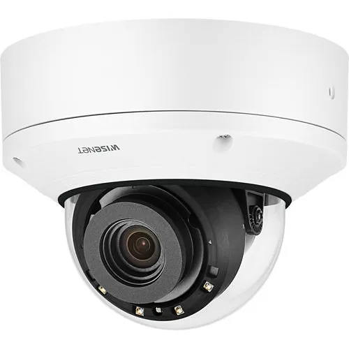 Hanwha XND-8081RV Wisenet X-Series 5MP IR Indoor Vandal Dome Camera, 3.6-9.4mm Varifocal Lens