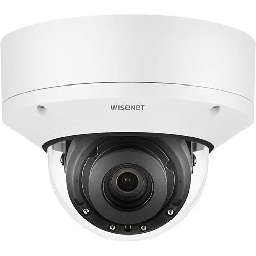 Hanwha XND-9082RV Wisenet X-Series 4K IR Indoor Vandal Dome Camera, 2.8-8.4mm Varifocal Lens