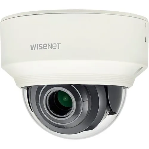 Hanwha XND-L6080V X-Series 2MP Indoor Vandal Dome Camera, 3.2-10mm Varifocal Lens, Ivory