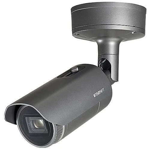 Hanwha XNO-6120R Wisenet X-Series 2MP 12x Optical Zoom IR Bullet Camera, 5.2-62.4mm Varifocal Lens