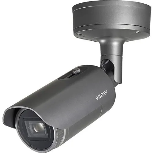Hanwha XNO-6120R/LPR Wisenet 2MP Low-Speed LPR IR Bullet Camera, 5.2-62.4mm Varifocal Lens
