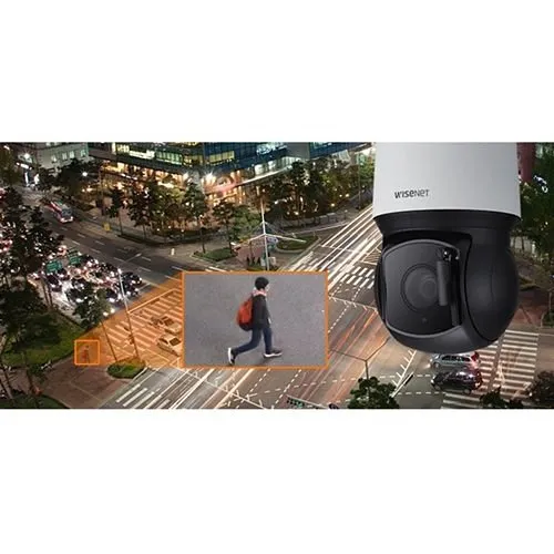 Hanwha XNP-6400RW Wisenet X-Series 2MP 40x IR PTZ Dome Camera with Built-In Wiper, 4.25-170mm Varifocal Lens