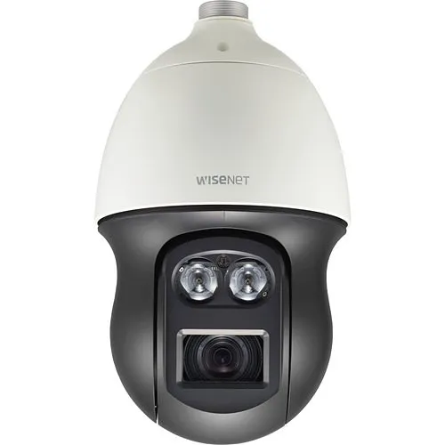 Hanwha XNP-6550RH X-Series 2MP IR PTZ Dome Camera, 55x Optical Zoom Lens, Black/White