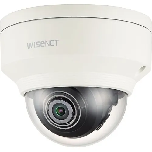 Hanwha XNV-6010 X-Series 2MP Outdoor Vandal Dome Camera, 2.4mm Fixed Lens, Ivory