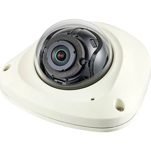 Hanwha XNV-6012 X-Series 2MP Outdoor Vandal Dome Camera, 2.4mm Fixed Lens, Ivory