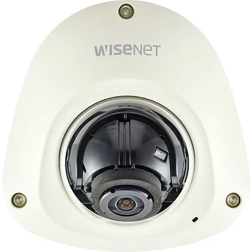 Hanwha XNV-6012 Wisenet X-Series 2MP Outdoor Vandal Dome Camera, 2.4mm Fixed Lens