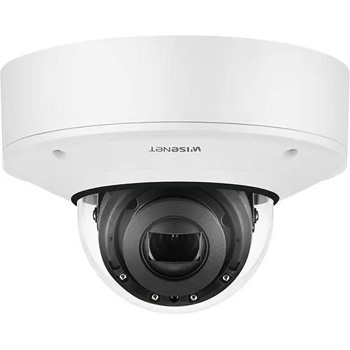 Hanwha XNV-6081R X-Series Plus 2MP IR Outdoor Vandal Dome Camera, 2.8-12mm Varifocal Lens, White