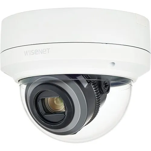 Hanwha XNV-6120R X-Series 2MP Outdoor Vandal Dome Camera, 5.2-62.4mm Varifocal Lens, Ivory