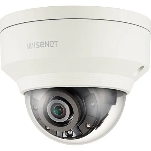 Hanwha XNV-8020R WiseNet X-Series 5MP IR Outdoor Vandal Dome Camera, 3.7mm Fixed Lens