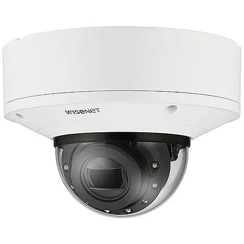 Hanwha XNV-8093R 6MP Outdoor IR Vandal Dome Camera, 10.9-29mm Motorized Varifocal Lens