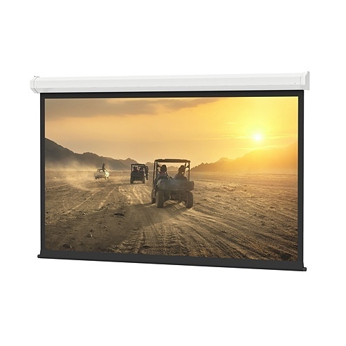 Da-Lite 79013L Cosmopolitan Electric Projection Screen, Ceiling/Wall Mounted Electric Screen, 16:9 HDTV HDTV Matte White Non TensioneD 120V 119" Screen, TAA Compliant