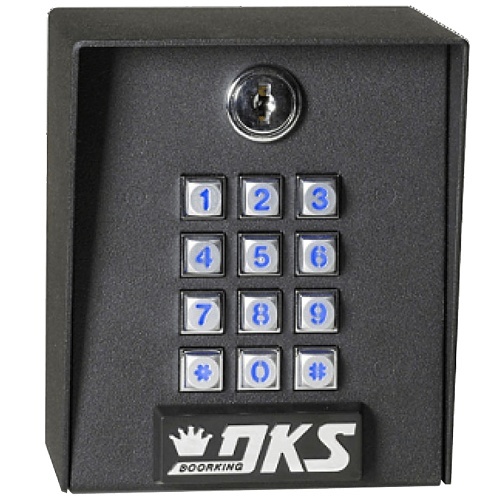 DoorKing 1515-080 Digital Surface Mount Keypad, 400 Codes 4 or 5 Digit, Android NFC Programable