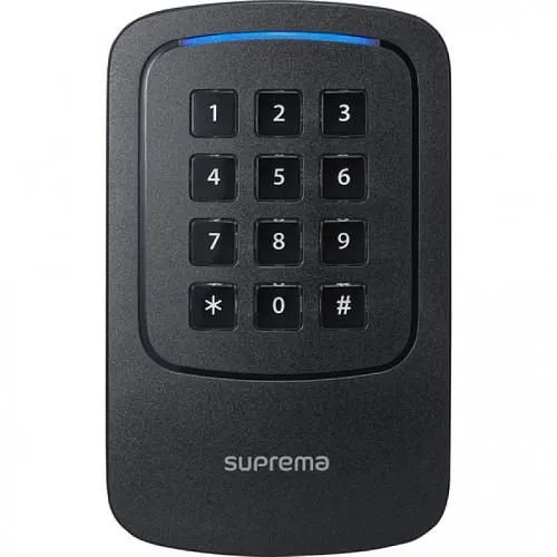 Suprema XP2-GKDPB XPass Outdoor Compact RFID Device, Gangbox Keypad Design