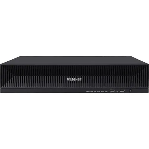 Hanwha XRN-1620B2-12TB Wisenet X-Series 4K 16-Channel NVR with AI Search, 140Mbps, 12TB HDD