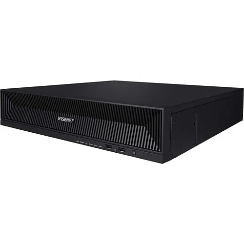 Hanwha XRN-1620SB1 X-Series 4K 16-Channel H.265 PoE+ NVR with AI Search, 140Mbps, 16TB HDD, Black