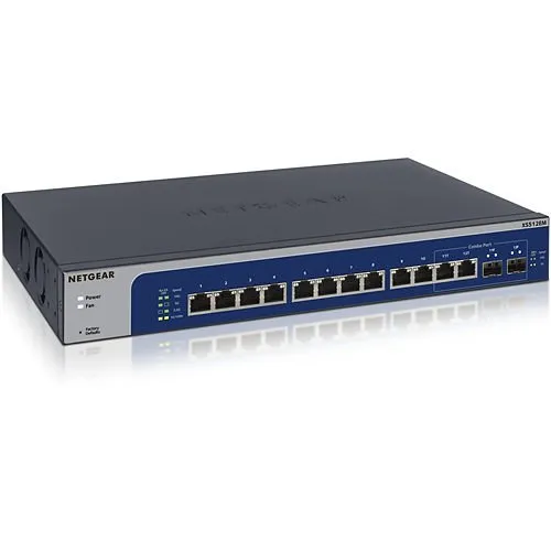 Netgear XS512EM-100NAS 12-Port 10G-Gigabit/Multi-Gigabit Ethernet Switch with SFP+ Combo Ports