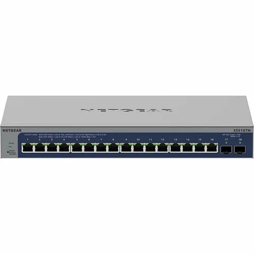 Netgear XS516TM-100NAS S3600 Series 16-Port 10G / Multi-Gigabit Ethernet Smart Switch with 2 10G SFP+ Ports