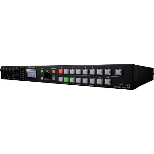Roland XS62S HD Video Switcher, 6-Channel, 1U Rack Mount