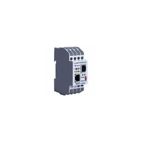 Lantronix XSDR22000-01 Industrial Device Server with Installable Industrial Protocols, DIN Rail Mount, 2-Serial Interface, 1-Ethernet Port, 9-30V DC/9-24V AC