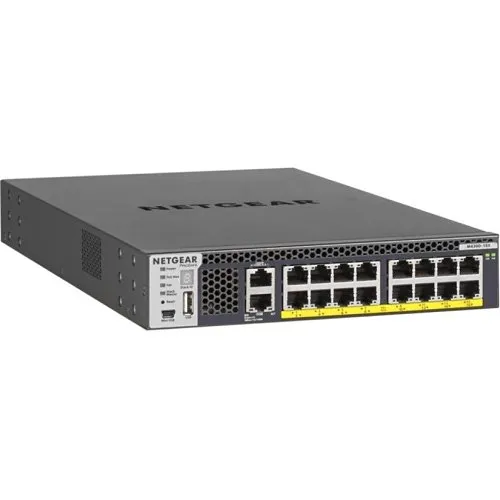 Netgear XSM4316PB M4300-16X 16x10G Stackable Managed Switch with 16x10GBASE-T PoE+ (600W PSU)
