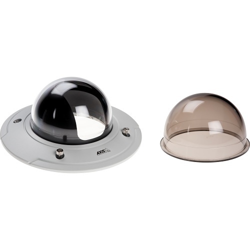 AXIS 5700-921 Dome Cover Kit for FP3365-VE/P3367-VE/P3384-VE, Includes (1) Pre-Mounted Clear Dome in White Cover, (1) Smoked Dome
