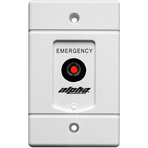 Alpha SF154A 1-Gang Emergency Push Station, No Electronics Required