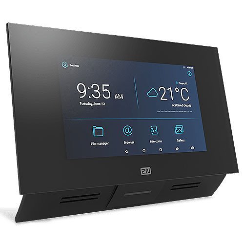2N 01668-001 Indoor Touch 2.0 Intercom Multi-Functional Touch Communicator, Black
