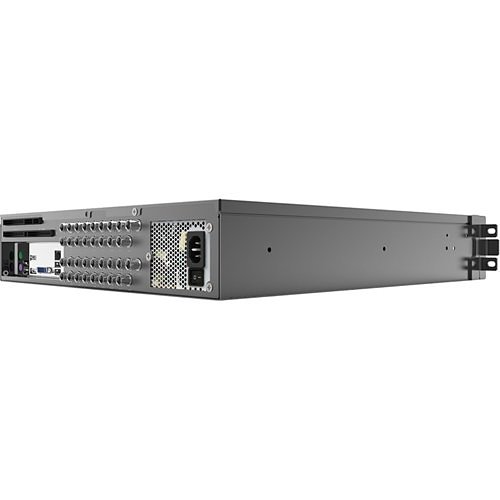 Exacq 3208-24T-R2A exacqVision A-Series 96-Channel Hybrid Video Recorder, Eight IP Cameras Licenses (64 Max) and 32 Analog, 2U, 24TB HDD