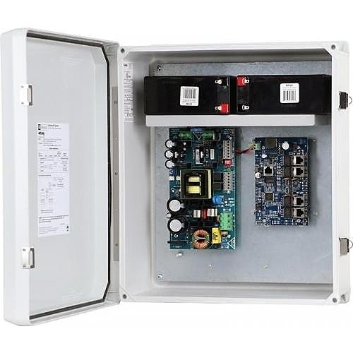 Altronix NETWAY5PWPX 5-Port Hardened PoE+ Switch with Power Supply / Charger, NEMA4/4X, IP66 Rated Outdoor Enclosure WP2SPX