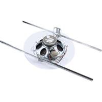 AtlasIED EZHD72W 8" In-Ceiling Speaker with 4W 25V, 70V Transformer, 51-8 Baffle and Drop Tile Support Rails