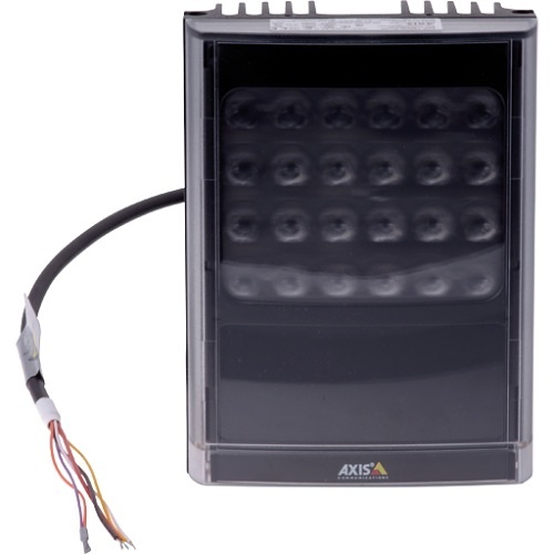 AXIS T90D30 High Performance Infrared LED Illuminator, Pre-Mounted 10° Diverging Lens, Black