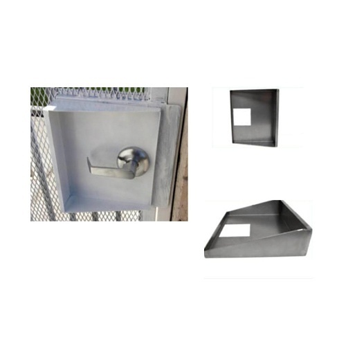 Keedex GRD-LVR Lever Guard for Gates, Non Handed, 11-3/8" Length, 9-1/2" Width, 2-7/8" Depth