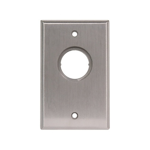 Camden CM-1105-7012 Key Switch, SPST Momentary N/C, Red 12V LED Mounted on Faceplate