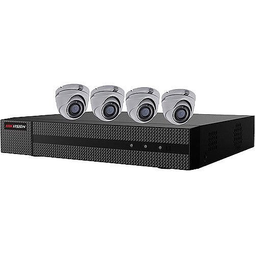 Hikvision EKT-K41T24 Value Express TurboHD 5-Piece Kit, (1) ERT-K2041 DVR, (4) ECT-T12F2 2MP Cameras
