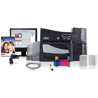 HID FARGO DTC4500E ID Card Printer and Encoder Bundle with AsureID Solo Software