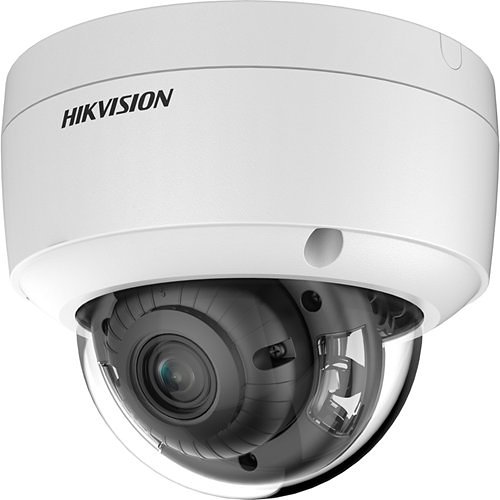 Hikvision DS-2CD2147G2-LSU 4MP ColorVu Dome IP Camera with Built-In Microphone, 2.8mm Fixed Lens