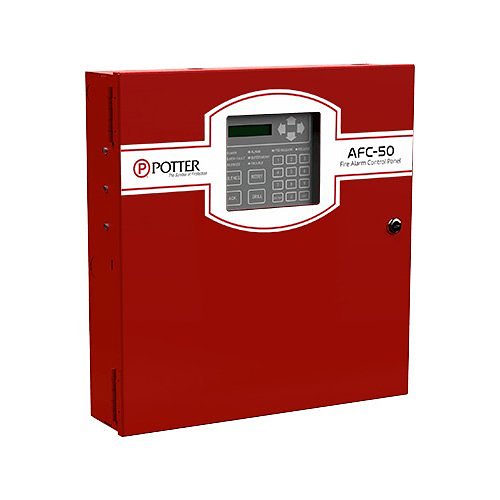 Potter AFC-50 Analog/Addressable Releasing Fire Alarm Control Panel, 50-Addresses