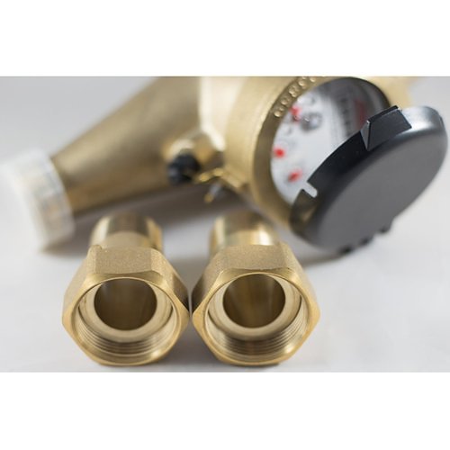 FortrezZ FMI-NLC-075-R10P 3/4" Z-Wave LF Brass Flow Meter