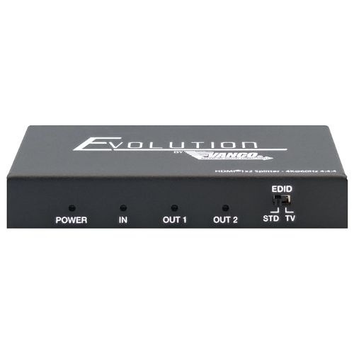 Evolution EVSP4K12 Premium 4K HMDI 1x2 Splitter (Replaces 280702)