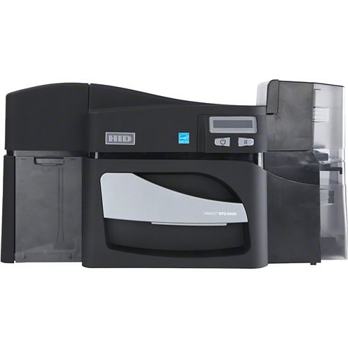 HID FARGO 055500 DTC4500e Dual-Sided ID Card Printer with Dual-Sided Lamination, (Replaces 55516)