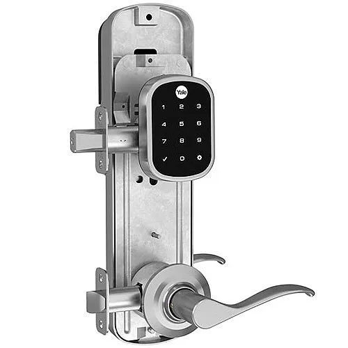 Yale YRC216-ZW2-NW-4-619  Interconnected Locksets Grade 2, Satin Nckl