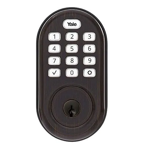 Yale YRD216-NR-0BP Assure Lock Keypad, Standalone, Oil Rubbed Bronze