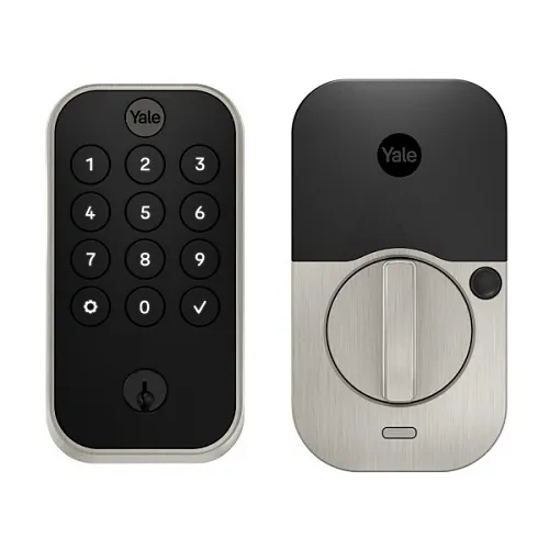 Yale YRD614-BLE-619 Pro 2 Keypad with Bluetooth, Push Button, Satin Nickel