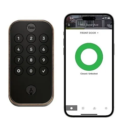 Yale YRD614-CB1-0BP Pro 2 Keypad with Wi-Fi + Connect Bridge, Oil Rubbed Bronze