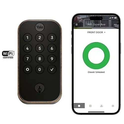 Yale YRD614-WF1-0BP Pro 2 Keypad with WiFi, Oil Rubbed Bronze