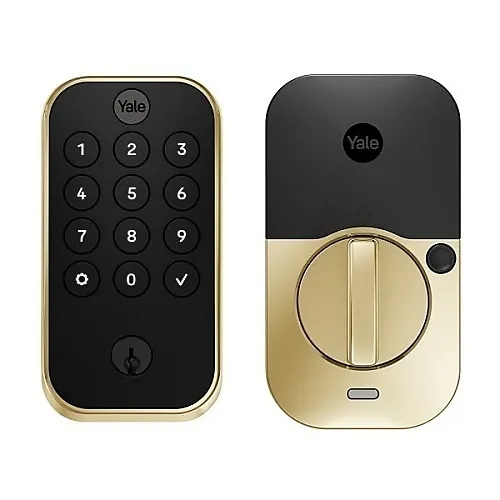 Yale YRD614-WF1-P05 Pro 2 Keypad with WiFi, Polished Brass